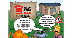 Desktop Screenshot of bau-glotz.de